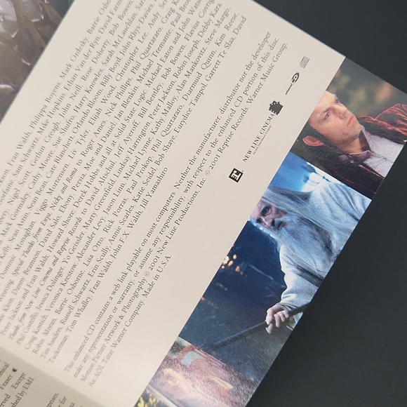 The Fellowship Of the Ring Soundtrack CD, 2001 New Line Productions, Inc. - Picture 14 of 16